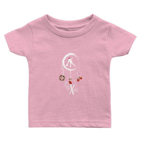 Winter dreamcatcher Christmas Bowling Baby T Shirts