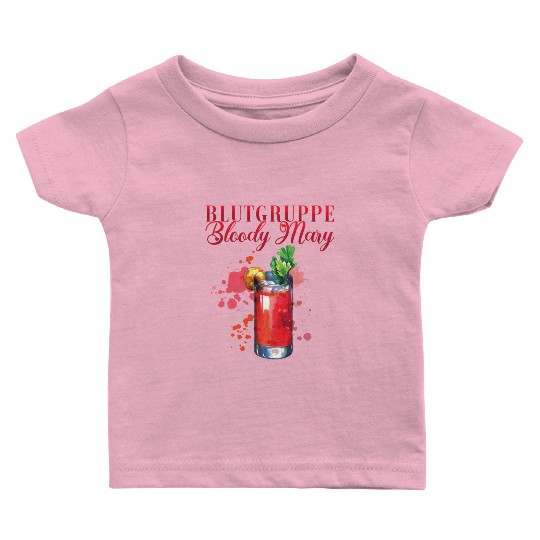 Blutgruppe Bloody Mary Cocktail for Bartender Baby T Shirts