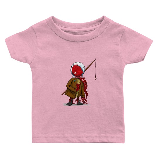 Octopus cartoon vector graphics Baby T Shirts
