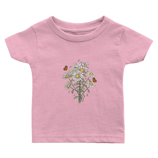 Marguerites Daisy Summer Daisies Flower Garden Baby T Shirts