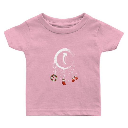 Winter dreamcatcher Christmas Jellyfish Baby T Shirts