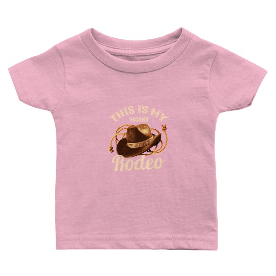 Rodeo Bull Riding Livestock Show Farmer Cattle Baby T Shirts
