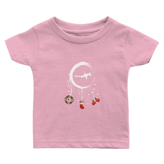 Winter dreamcatcher Christmas Hammerhead shark Baby T Shirts