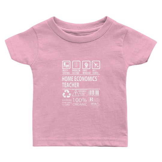 Home Economics Teacher Baby T Shirts - Multitasking Job