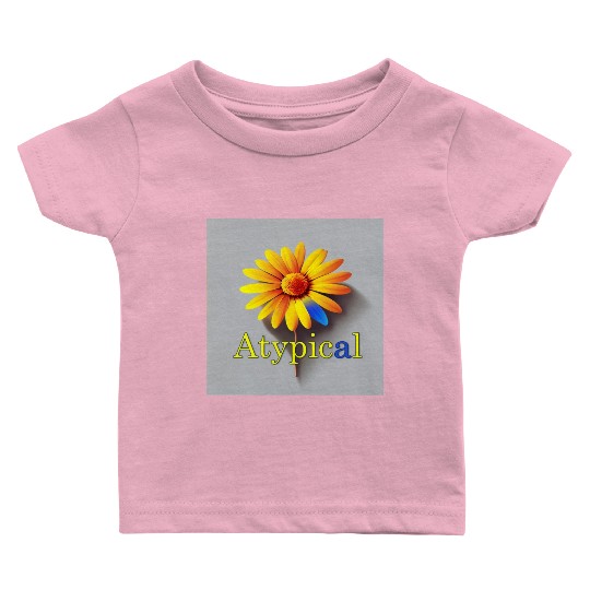 Colorful flower, atypical or neurodivergent Baby T Shirts
