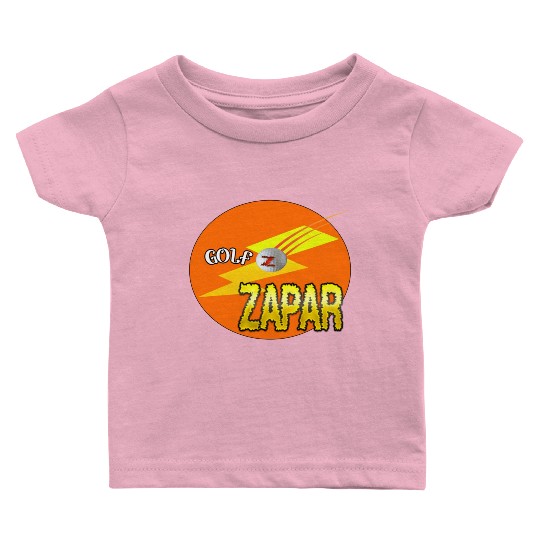 Zapar Orange and Yellow Golf Logo Baby T Shirts