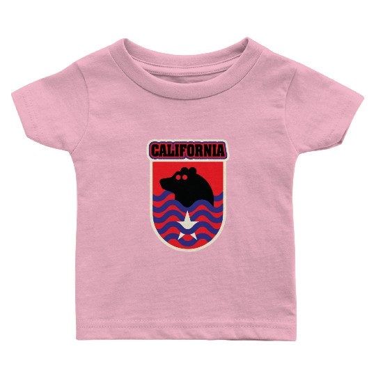 US States CALIFORNIA Baby T Shirts