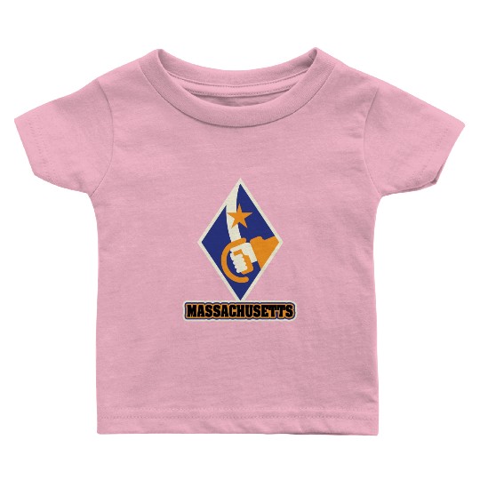 US States MASSACHUSETTS Baby T Shirts