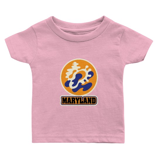 US States MARYLAND Baby T Shirts