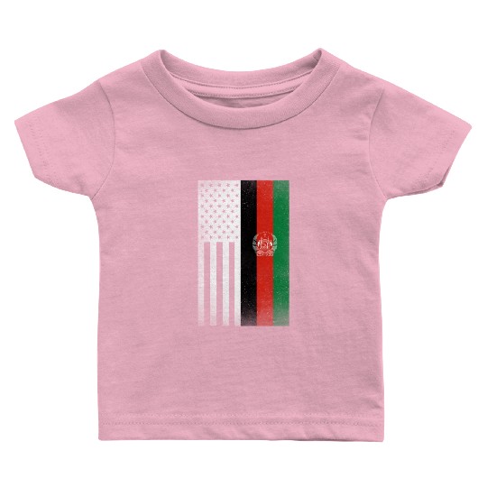 Afghanistan Design for proud Afghan Americans Baby T Shirts