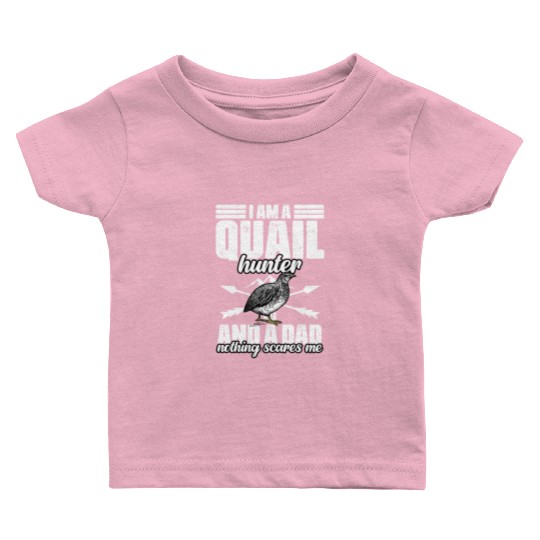 Funny Quail Hunting Hobby Northern Bobwhite Quail Baby T Shirts