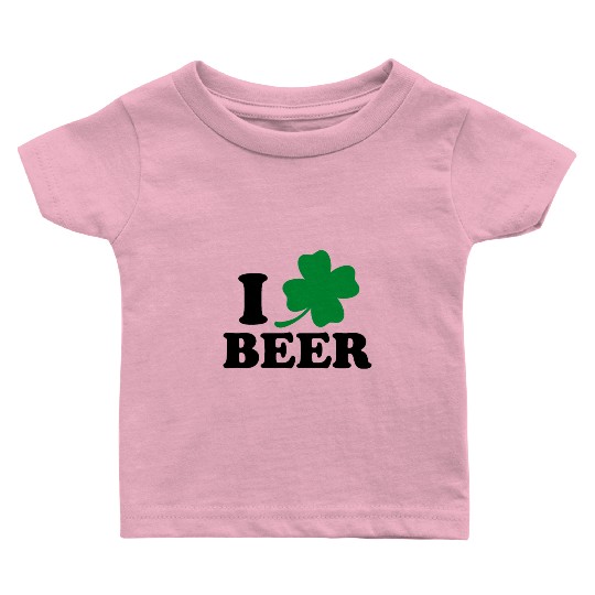I Love Beer St Patricks Day Baby T Shirts