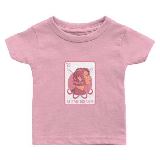 Hairdresser Hairstylist Card Baby T Shirts