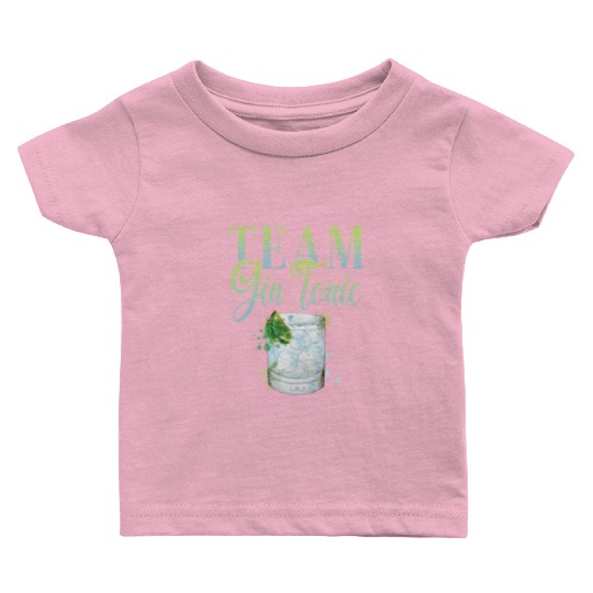 Team Gin Tonic Cocktail for Bartender Baby T Shirts