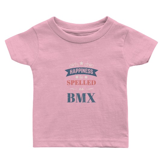 Happiness satisfaction BMX bike adrenaline Baby T Shirts