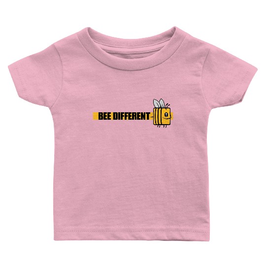bee different saying quote Baby T Shirts