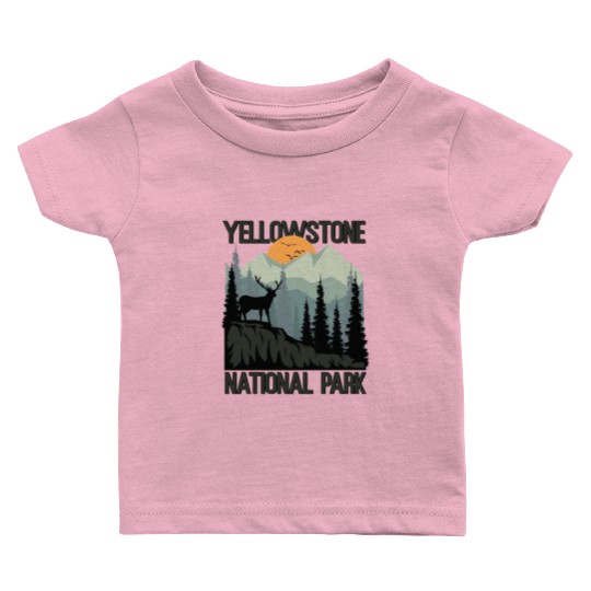 YStone National Park Mountains Wilderness Baby T Shirts