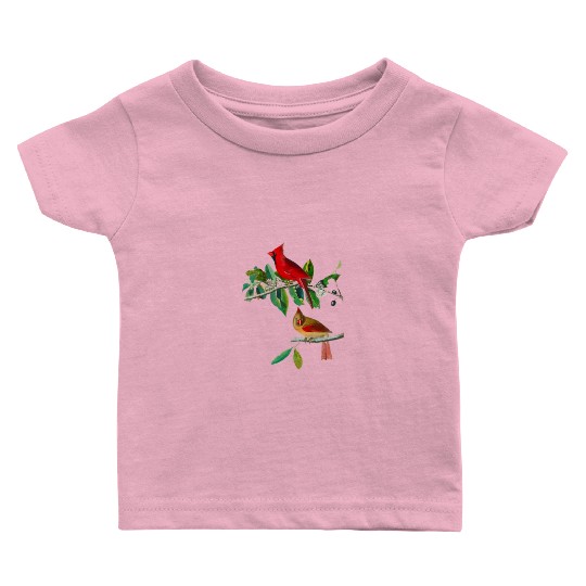 Cardinal Grosbeak from Birds of America Baby T Shirts