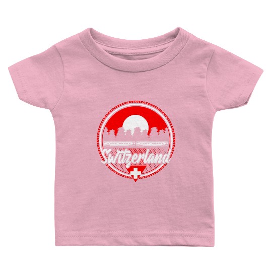 Switzerland Mountains State Gift Idea Baby T Shirts