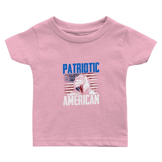 Patriotic American US Patriot USA Baby T Shirts