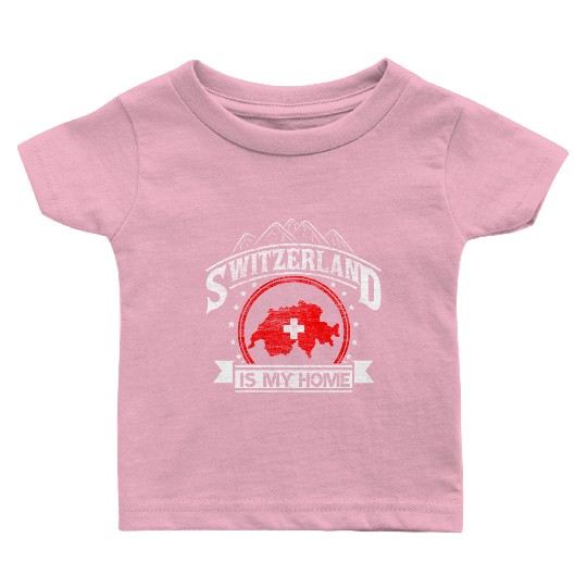 Switzerland Mountains Origin Gift Baby T Shirts