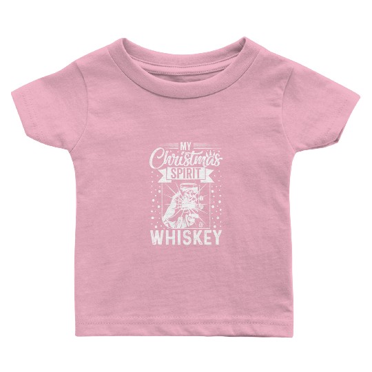 My Christmas Spirit is Whiskey Baby T Shirts