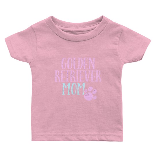 Golden Retriever Mama Dog Lover Mom Owner Cute Wom Baby T Shirts