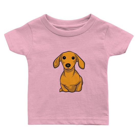 Dachshund Cute Puppy Funny Dog Pet Lover Gift Idea Baby T Shirts