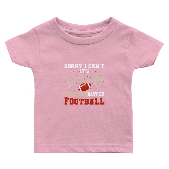 American Football Sunday Football Player Sport Fan Baby T Shirts