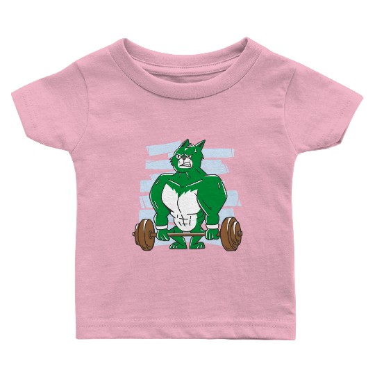 Pumping hulk. Gym Baby T Shirts