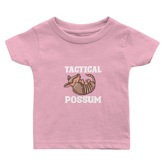 Tactical Possum Baby T Shirts