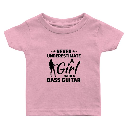Bass Guitar Player Music Musician Bassist Funny Baby T Shirts
