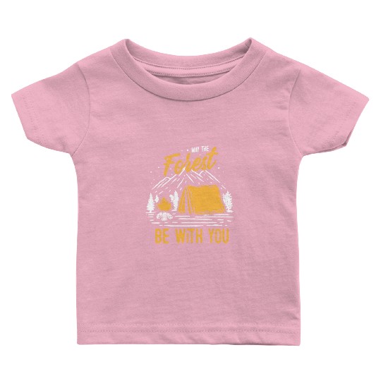 May The Forest Be With You Baby T Shirts