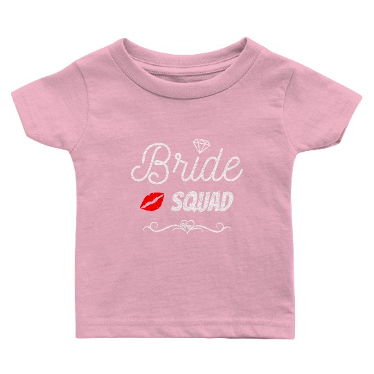 Bride Squad Womens Wedding Gifts for Bridesmaid Baby T Shirts