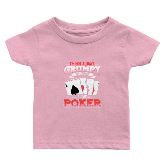 Poker Casino Poker Player Gambling Roulette Baby T Shirts