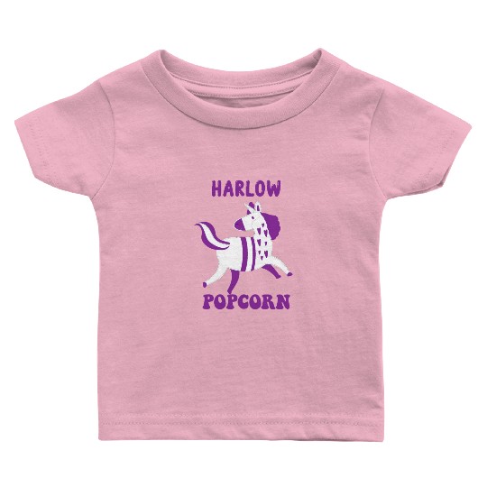 Harlow And Popcorn Merch Popcorn The Pony Baby T Shirts