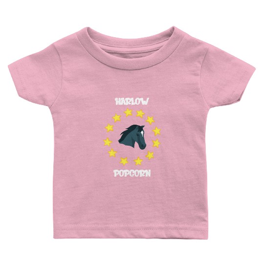Harlow And Popcorn Merch Popcorn The Pony Baby T Shirts