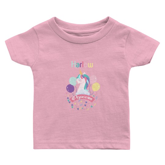 Harlow And Popcorn Merch Popcorn The Pony Baby T Shirts