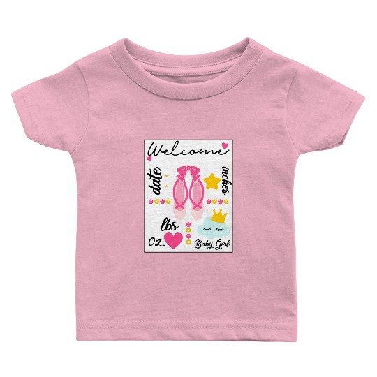 ballerina theme no boxes Baby T Shirts