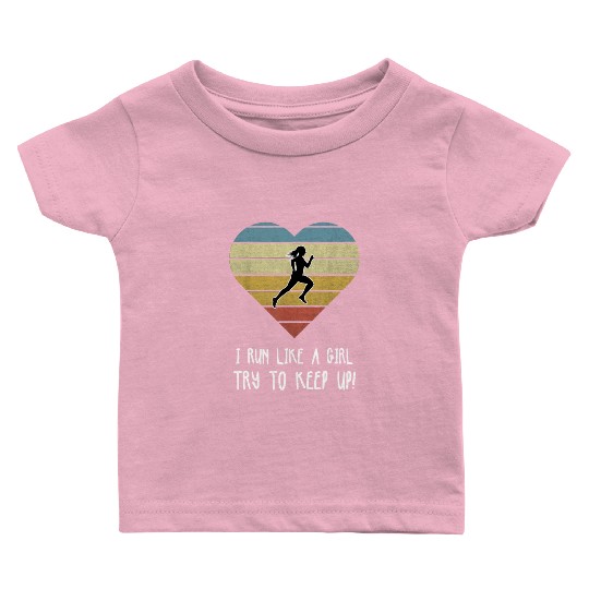 Girls Cross Country Running Gift Baby T Shirts