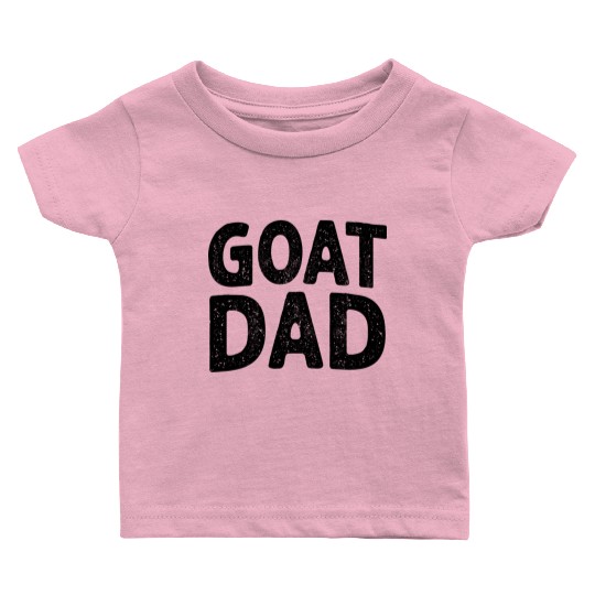 Mens Funny Goat Dad Animal Lover Farmer Fathers Baby T Shirts