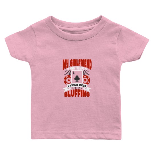 Poker Casino Poker Player Gambling Roulette Gift Baby T Shirts