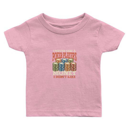 Poker Casino Poker Player Gambling Roulette Baby T Shirts