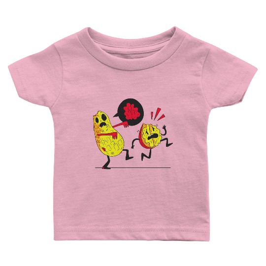 Zombie avocados walking Zombie avocados walking in Baby T Shirts