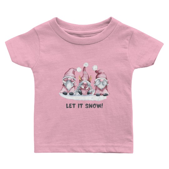 Let It Snow Baby T Shirts