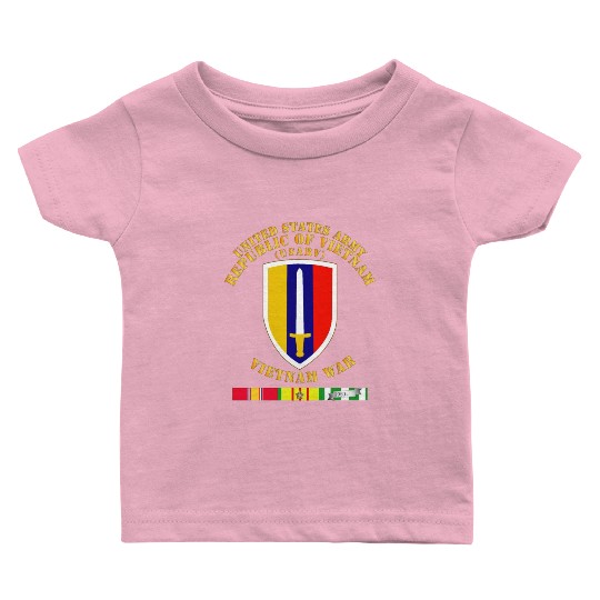 Army US Army Vietnam USARV Vietnam War w SVC Baby T Shirts