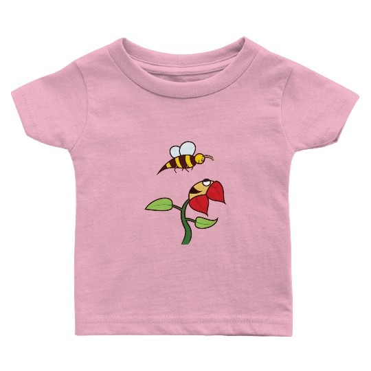bee flower amazon Baby T Shirts