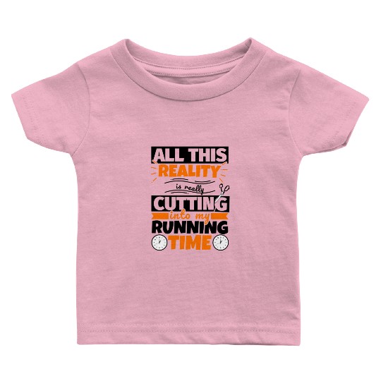 Running Funny Saying Hob Baby T Shirts