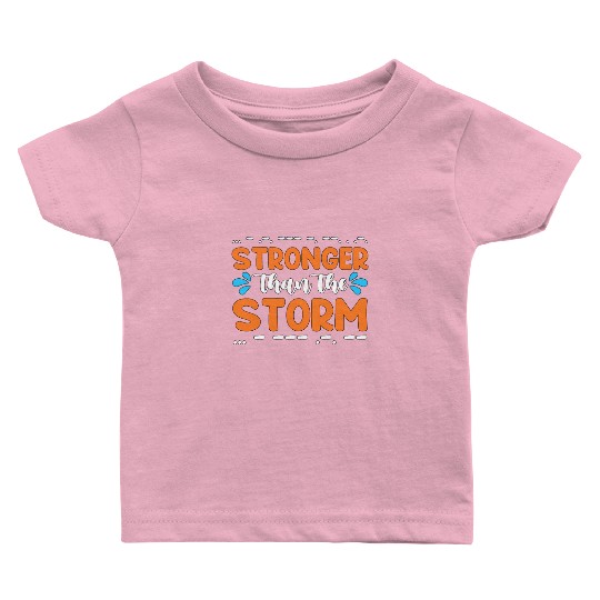 Ham Radio Stronger Than The Storm Radio Operator Baby T Shirts