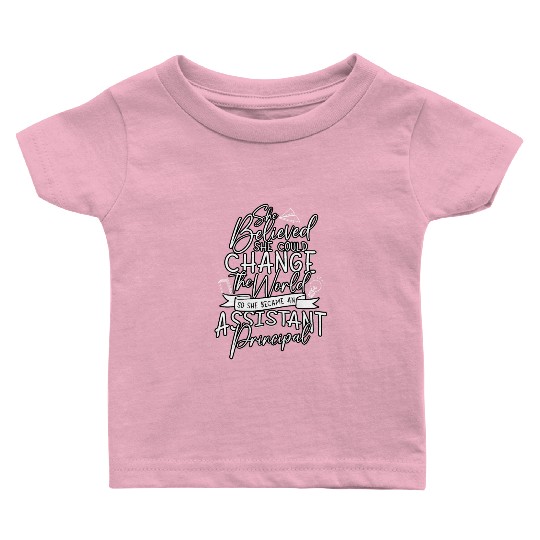 Assistant Principal Back School Teacher Principal Baby T Shirts